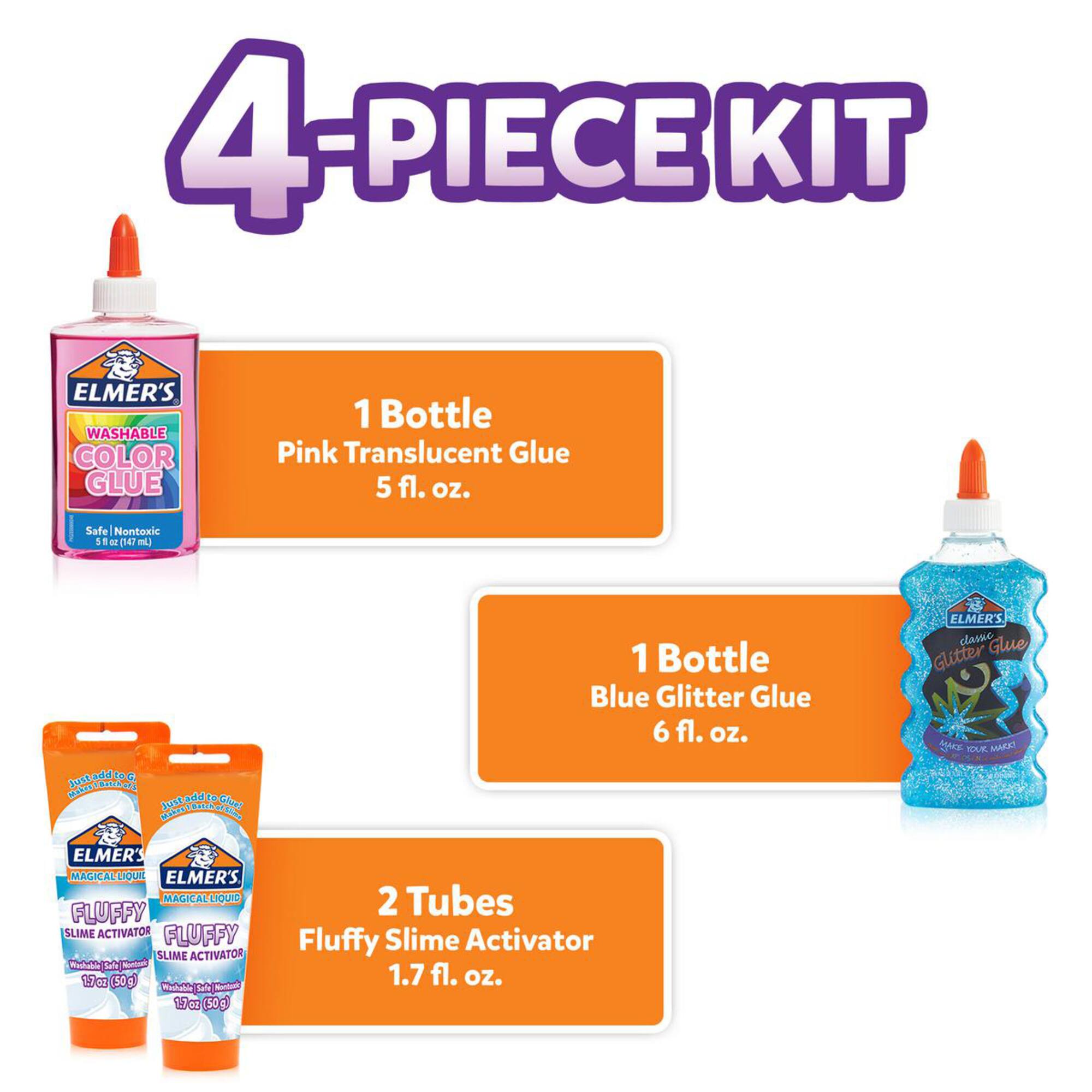 6 Pack: Elmer's® Fluffy Slime Kit